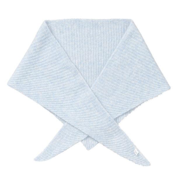 Becks�ndergaard T�rkl�de - Alpaca Wool Triangle Scarf - Skyway Blue
