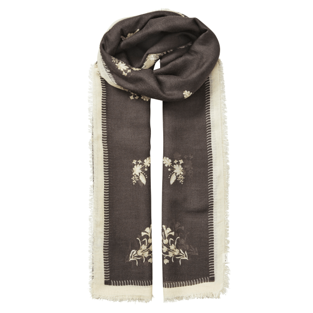 Becks�ndergaard T�rkl�de - Flotstella Siw Scarf - Maroon Brown