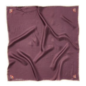 Becks�ndergaard T�rkl�de - Flotile Stitch Sia Scarf - Maroon Brown