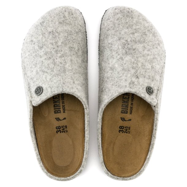 Birkenstock Hjemmesko - Zermatt Rivet - Light Grey