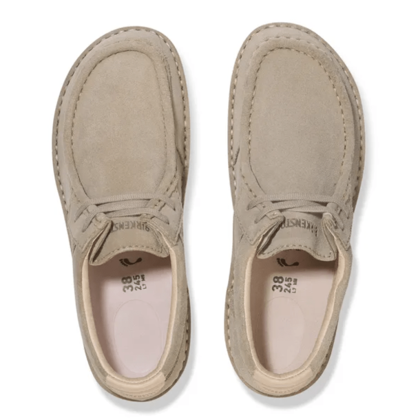Birkenstock Sko - Pasadena Suede Leather - Taupe
