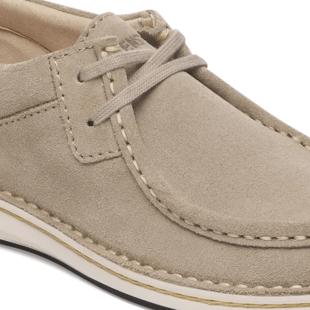 Birkenstock Sko - Pasadena Suede Leather - Taupe