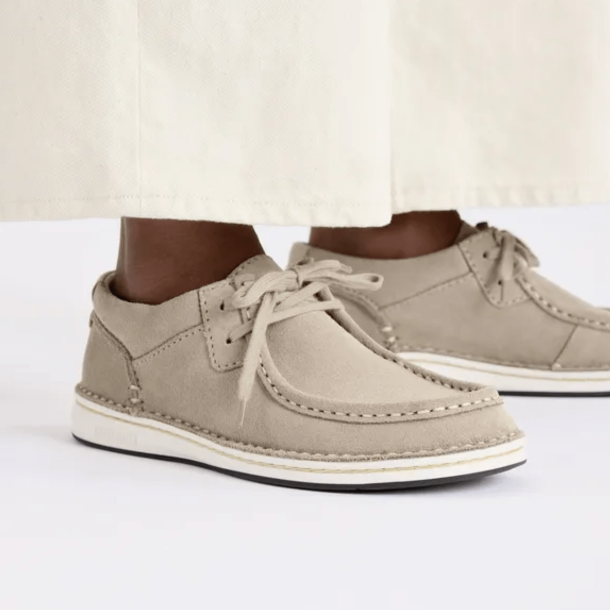 Birkenstock Sko - Pasadena Suede Leather - Taupe