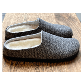 Birkenstock Slip-in - Amsterdam Wrapped Dip - Herringbone Gray