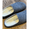 Birkenstock Slip-in - Amsterdam Wrapped Dip - Herringbone Gray