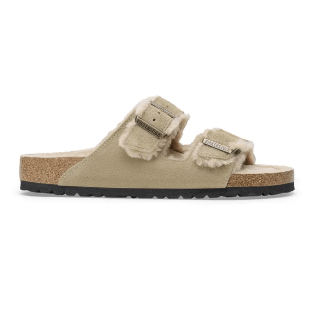 Birkenstock Arizona Shearling LEVE - Taupe