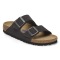 Birkenstock Arizona Sandal SFB - Black - Nubuk Leather