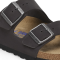 Birkenstock Arizona Sandal SFB - Black - Nubuk Leather