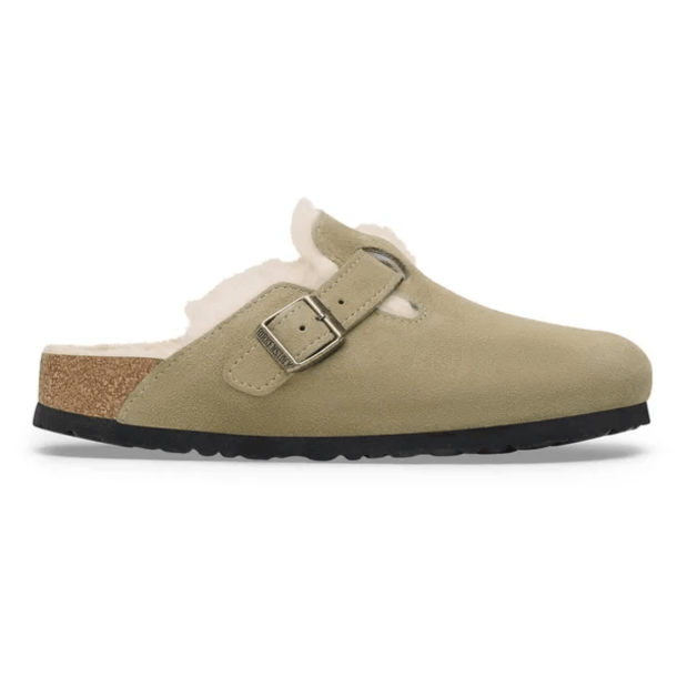 Birkenstock Slip-in - Boston Shearling - Taupe
