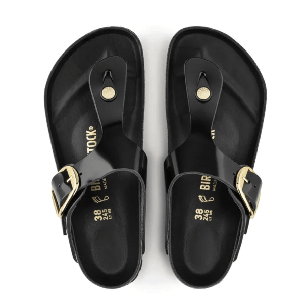 Birkenstock Sandal - Gizeh High Shine - Black