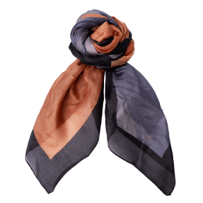 Black Colour T�rkl�de - BCCrate Silk Scarf - Dark Grey