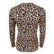 Black Colour Bluse - BCAlba LS Tee - Natural Leo