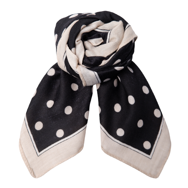 Black Colour T�rkl�de - BCAnneli Mini Scarf - Black