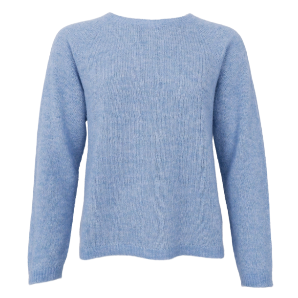 Black Colour Strik - BCDell Knit Jumper - Light Blue