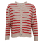 Black Colour Strik - BCDell Striped Knit Cardigan - Wine