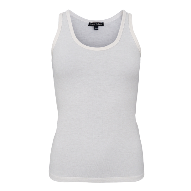 Black Colour Bluse - BCFaye Lurex Top - Off White