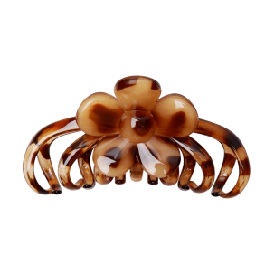 Black Colour Hrklips - BCLua Hair Claw - Glossy Leo