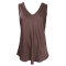 Black Colour Bluse - BCMabel Double V-neck Top - Coffee