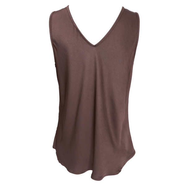 Black Colour Bluse - BCMabel Double V-neck Top - Coffee