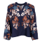 Black Colour BCZendaya LS Blouse - Navy Flower