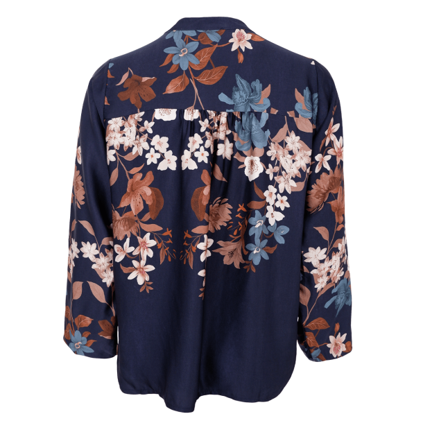 Black Colour BCZendaya LS Blouse - Navy Flower