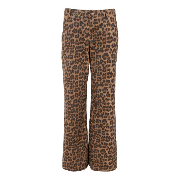 Black Colour Bukser - BCAbbie Box Stretch Pant - Leopard