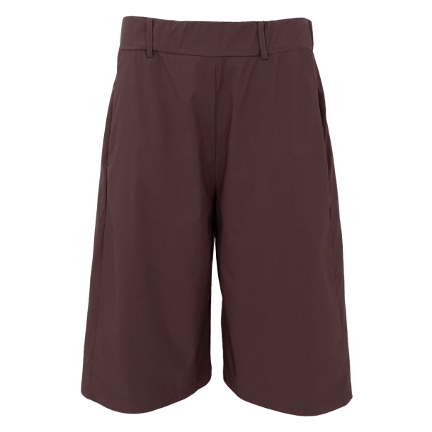 Black Colour Shorts - BCDavina Panel Shorts - Coffee