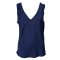 Black Colour Bluse - BCMabel Double V-neck Top - Dark Blue
