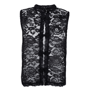 Black Colour Top - BCRosa Napoleon Top - Black
