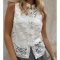 Black Colour Top - BCRosa Napoleon Top - Off White