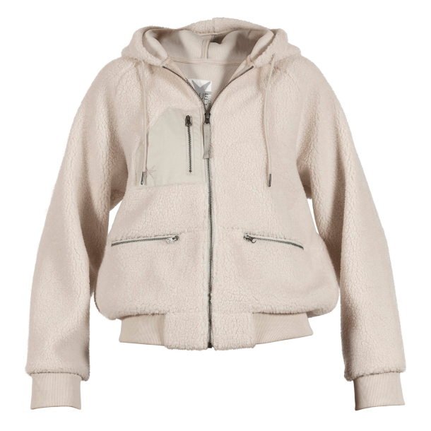 Blue Sportswear Jakke - Celene fleece Jacket - Chalk