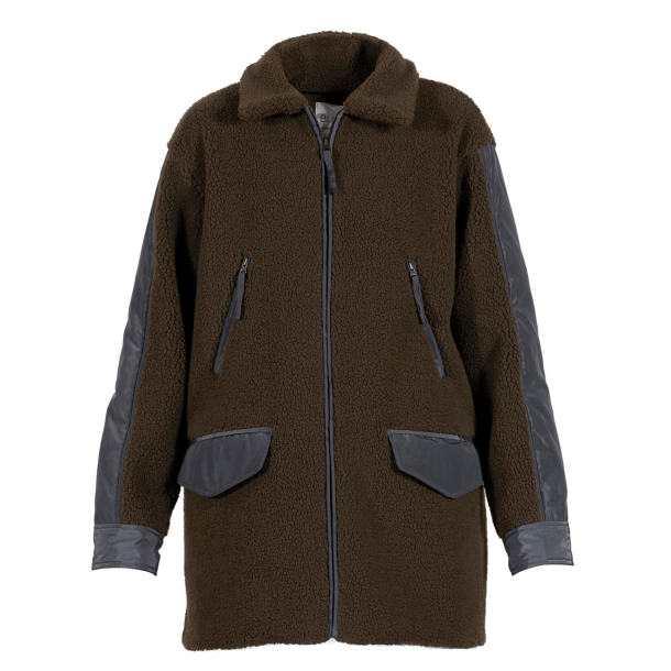 Blue Sportswear Jakke - Cesi teddyfleece Jacket - Dusty Brown