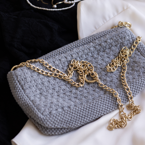 By Lohn Taske - Petra Clutch Chain - Medium Grey Melange