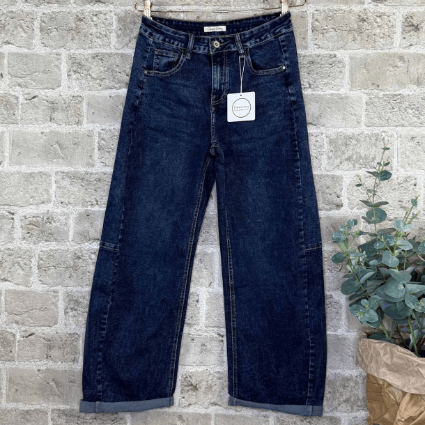 Cabana Living Bukser - Mowita Pants - Dark Blue Denim