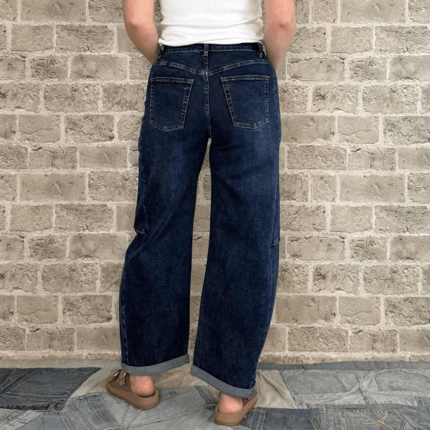 Cabana Living Bukser - Mowita Pants - Dark Blue Denim