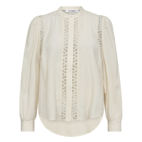 Co'couture Skjorte - AilaCC Lace Shirt - Off White