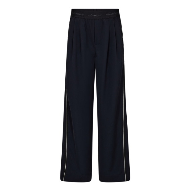 Co'couture Bukser - AminaCC Split Panel Pant - Black