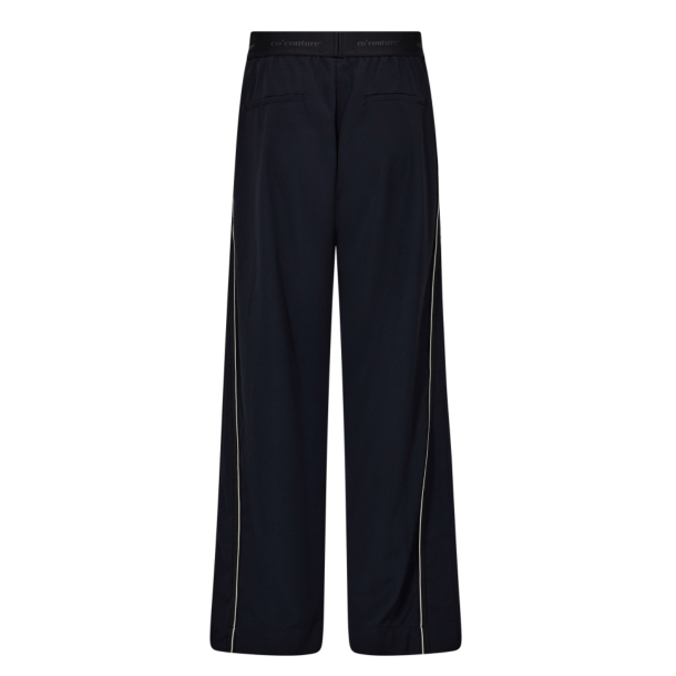 Co'couture Bukser - AminaCC Split Panel Pant - Black