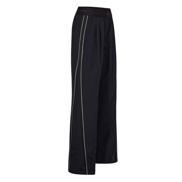 Co'couture Bukser - AminaCC Split Panel Pant - Black