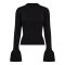 Co'couture Bluse - BalinCC Lurex Turtleneck Knit - Black