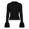 Co'couture Bluse - BalinCC Lurex Turtleneck Knit - Black