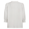 Co'couture Top - CallumCC Lace Puff V-Shirt - White