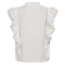 Co'couture Top - CallumCC Lace Frill V-Top - White