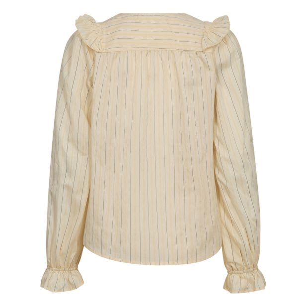 Co'couture Skjorte - DaraCC Smock Blouse - Pale Yellow