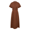 Co'couture Kjole - ElaraCC Wrap SS Dress - Suntan