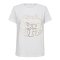 Co'couture T-shirt - FoilCC Tee - White Gold