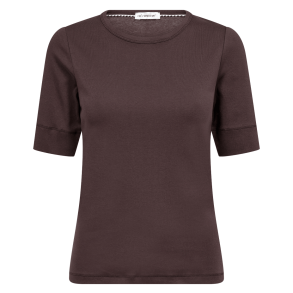 Co'couture T-shirt - GrannyCC SS Tee - Chocolate Plum