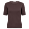 Co'couture T-shirt - GrannyCC SS Tee - Chocolate Plum