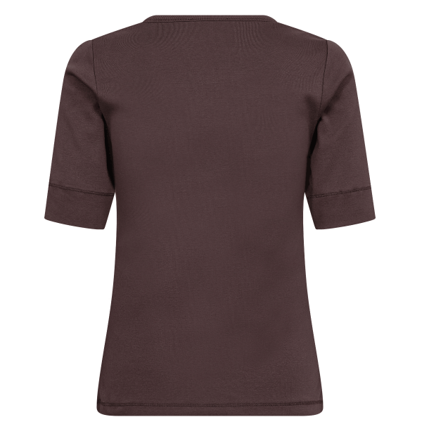 Co'couture T-shirt - GrannyCC SS Tee - Chocolate Plum
