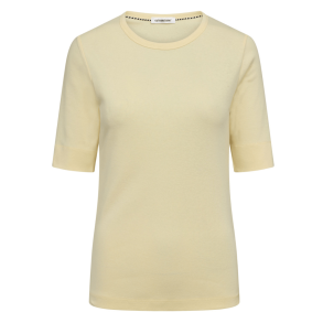 Co'couture T-shirt - GrannyCC SS Tee - Pale Yellow